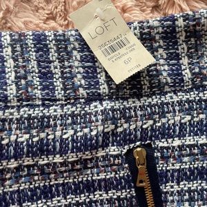 Loft Tweed Skirt 6P BNWT